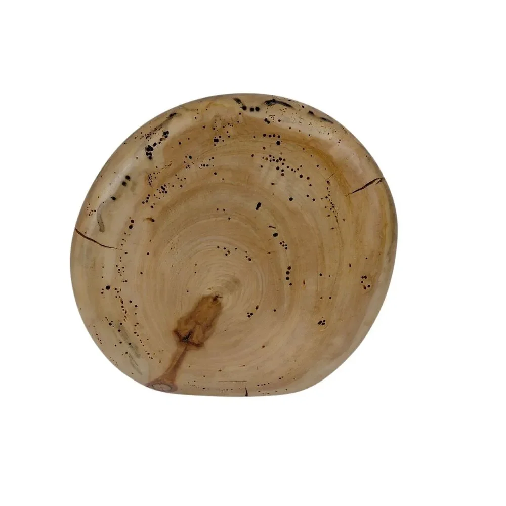 Hand Carved Bandsaw Box 3 Drawers Natural Wood Jewelry Trinket Box Abstract Face